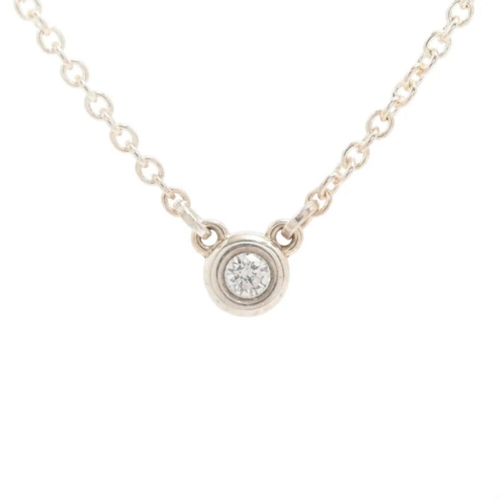 Tiffany & Co. By the Yard Diamond Necklace Silver